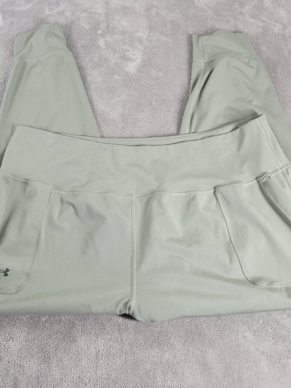Under Armour Womens Capri Jogger Pants 3X Plus Mint Green Elastic Waist GRE42E